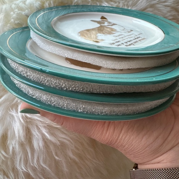 Dog Biography Walter Canape Plates set of 4 - Picture 15 of 16